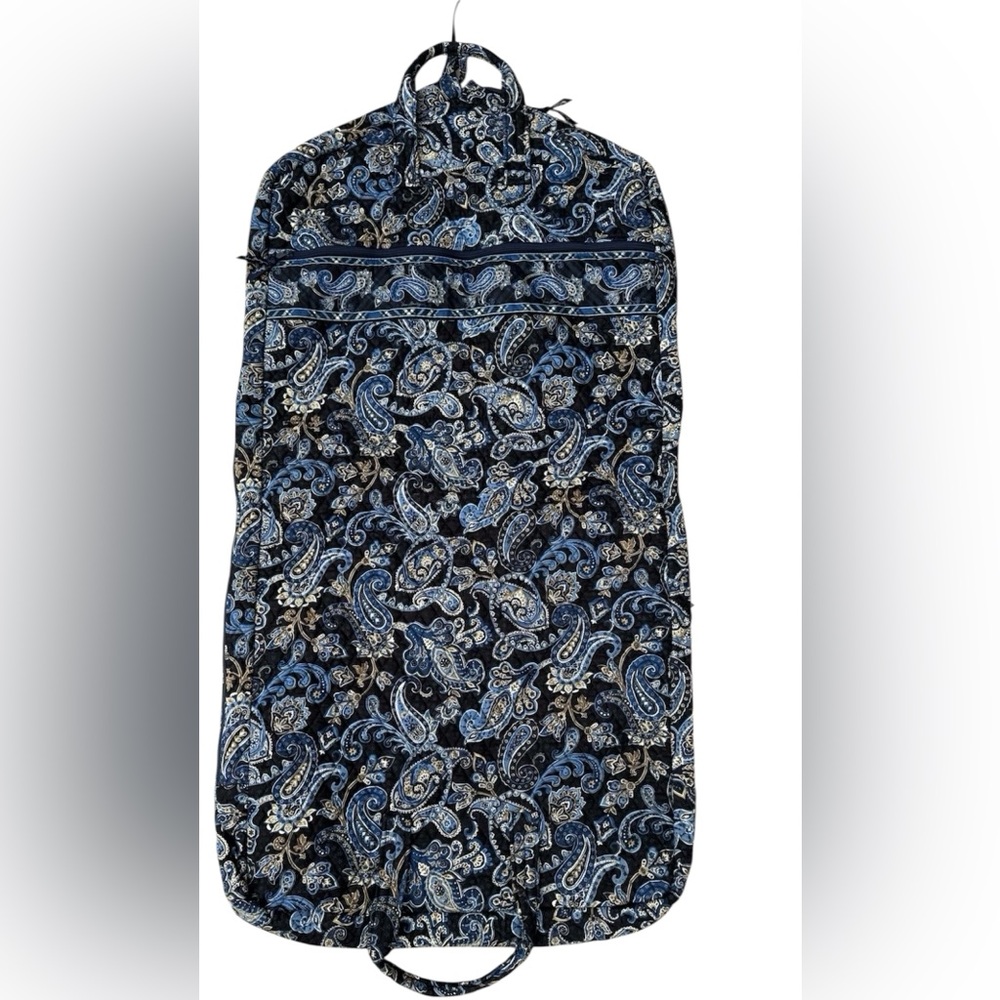 Vera Bradley Navy Windsor Print Travel Garment Bag
